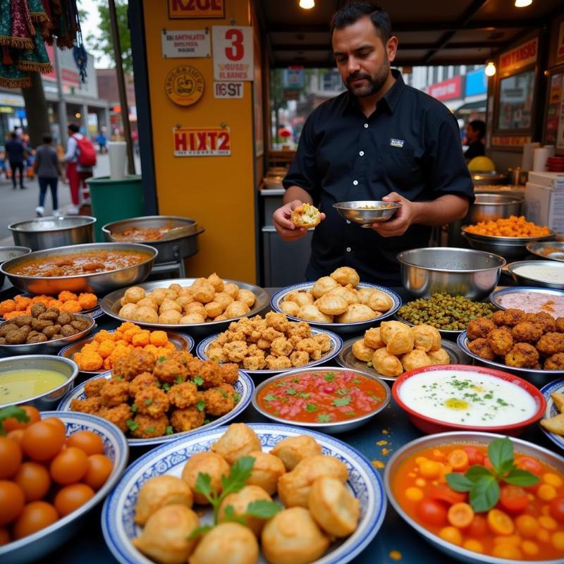 Delicious Street Food in Delhi