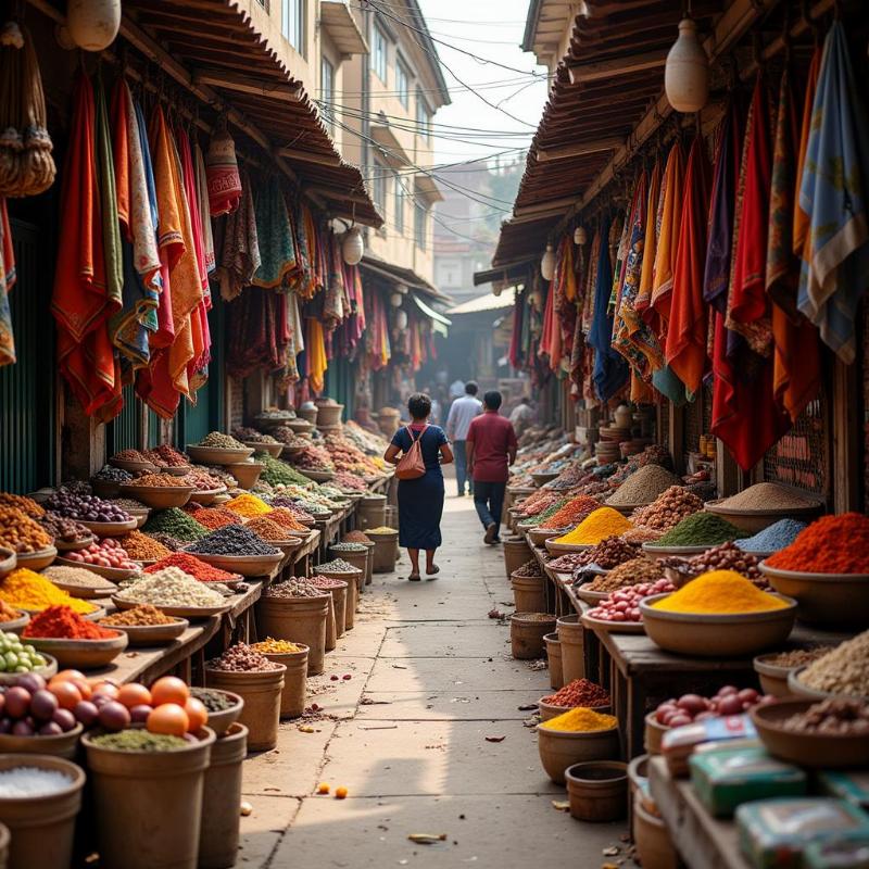 Vibrant Markets of South India