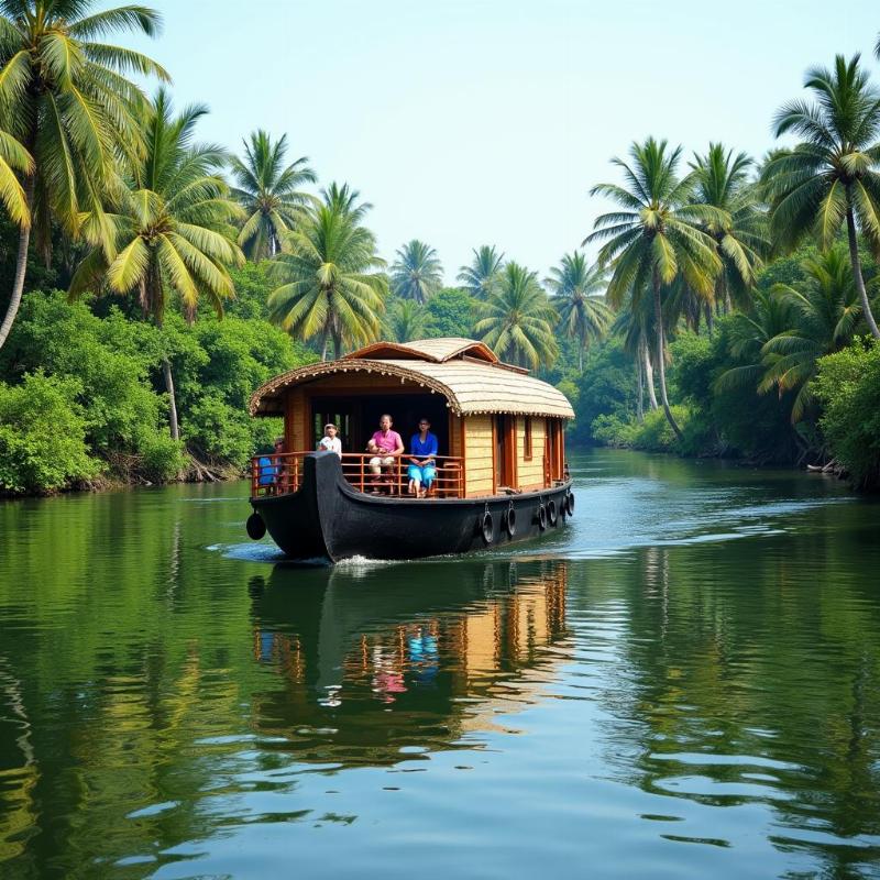 Serene Houseboat Experience in the Kerala Backwaters with Vitthala Travels