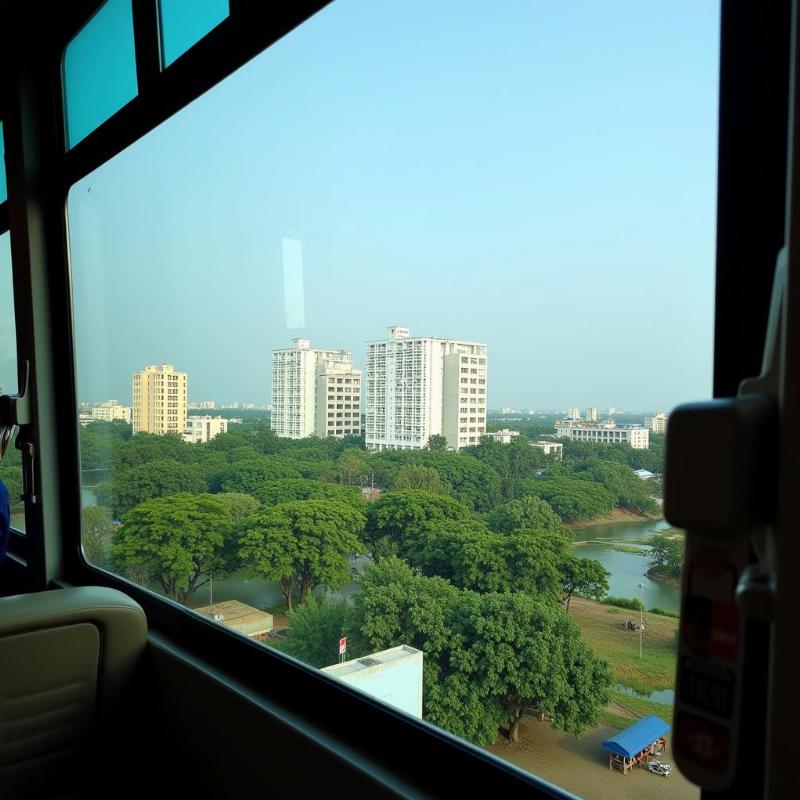 Vizag City View from Bus