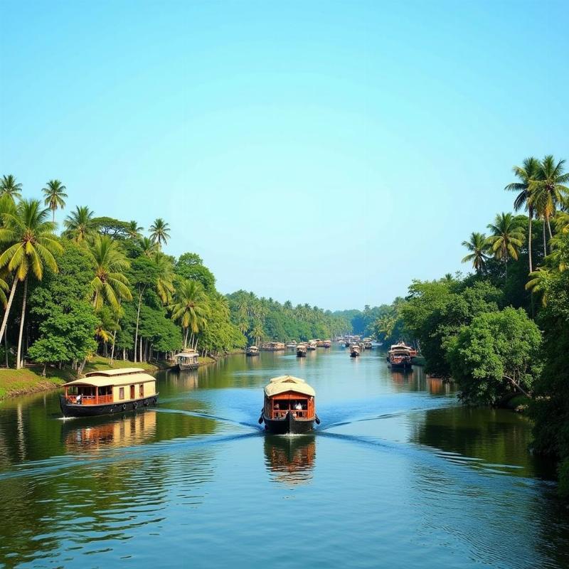 Winter Backwaters in Kerala