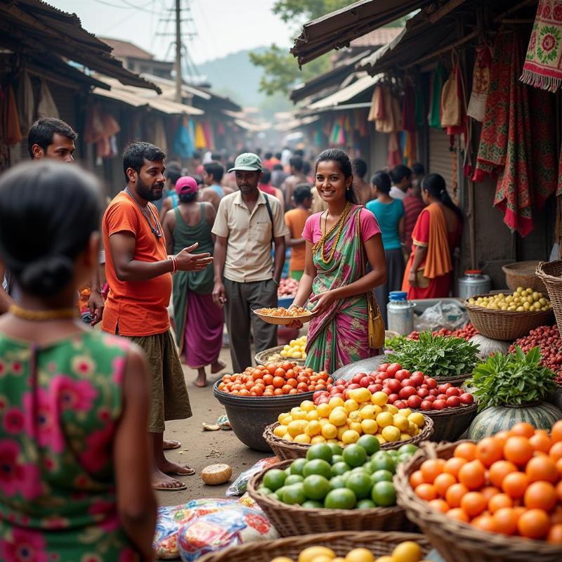 Agadi Thota Local Market