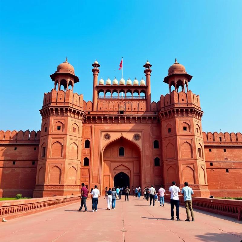 Agra Fort near Delhi