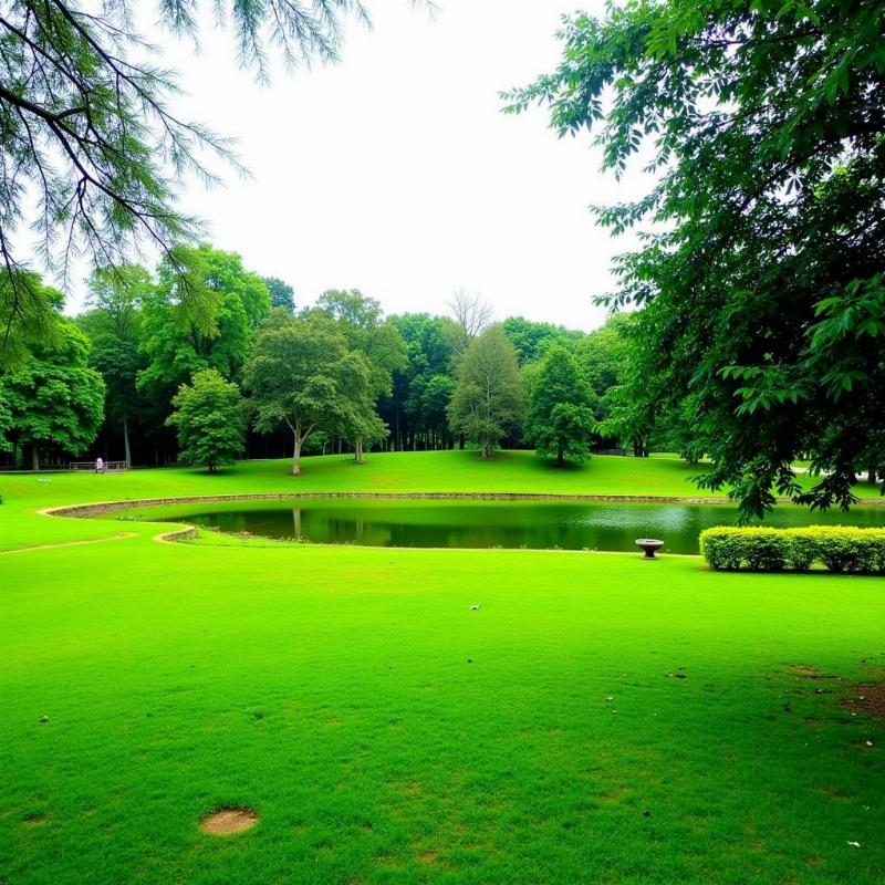 Peaceful Company Garden in Saharanpur