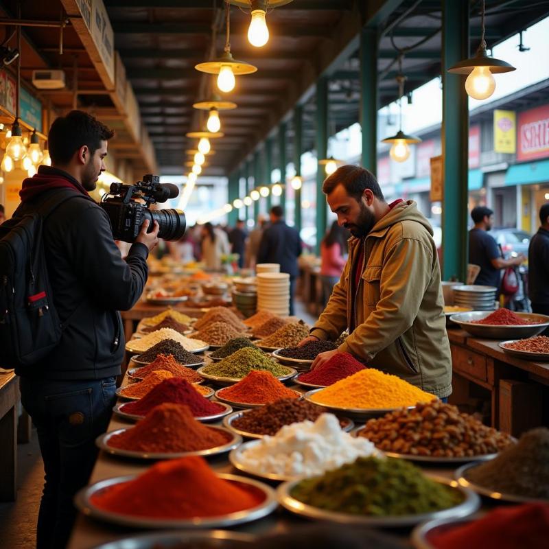 Crawford Market Mumbai Film Shoot