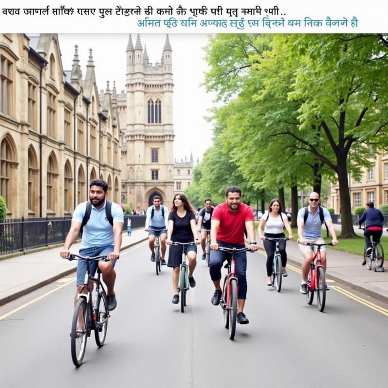 Cycling in Cambridge Hindi Travel Tips