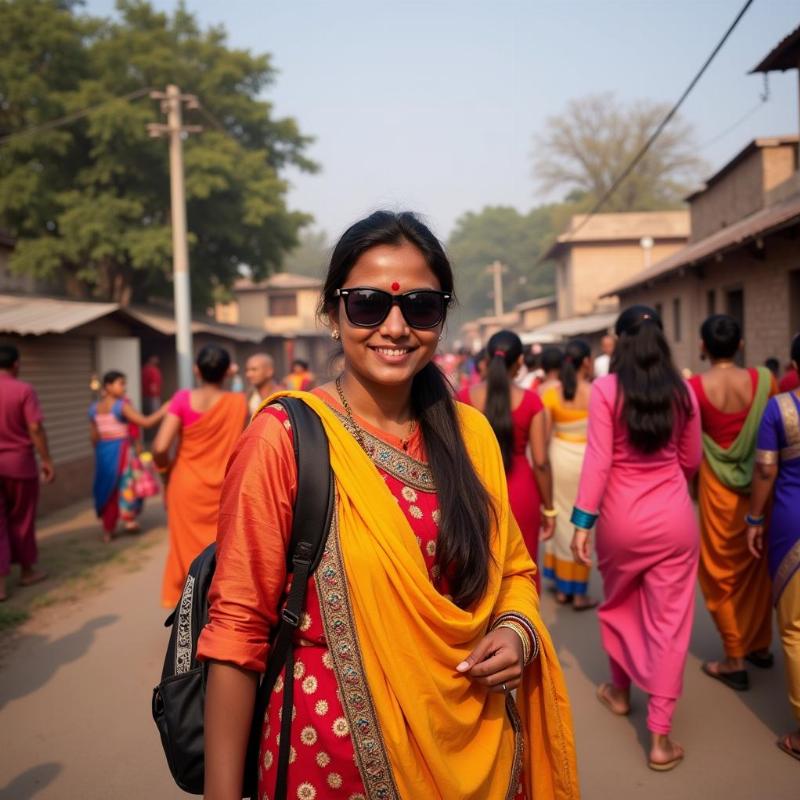 Interacting with Locals in India