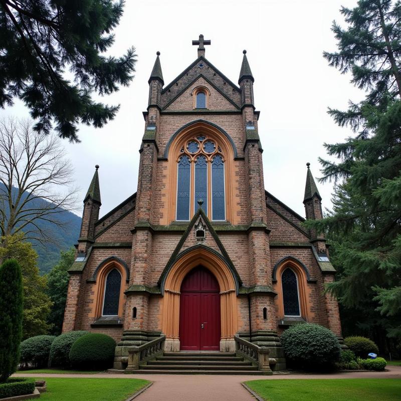 Historic Christ Church in Kasauli