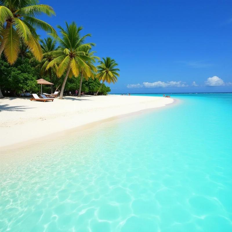 Relaxing on the Beach in the Maldives from Kochi