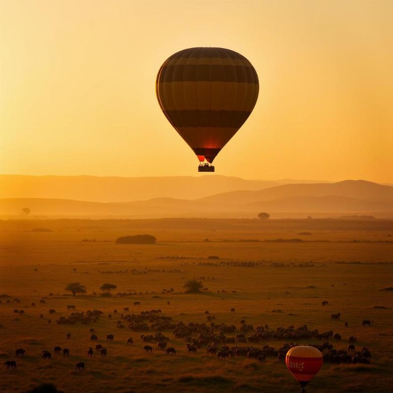 Hot Air Balloon Safari over Masai Mara