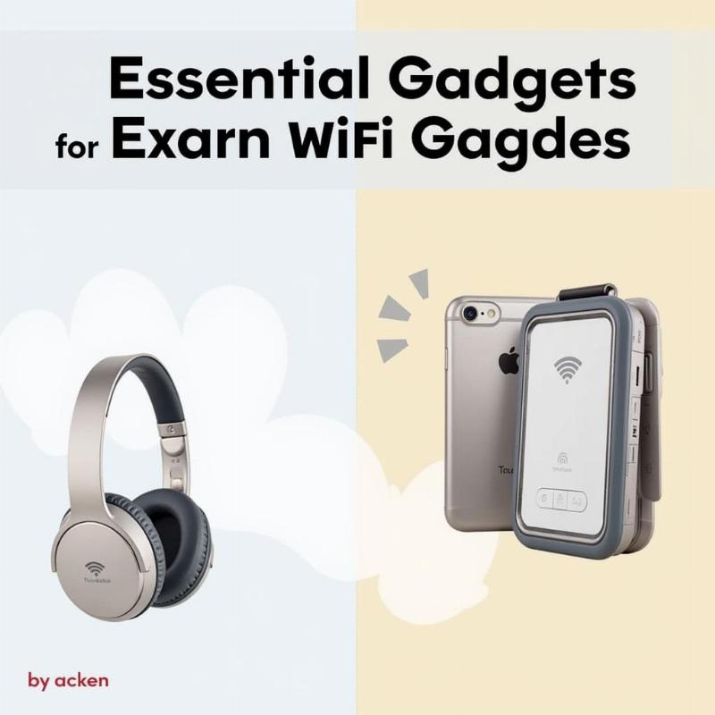 Noise-Cancelling Headphones, Portable Wi-Fi Hotspot