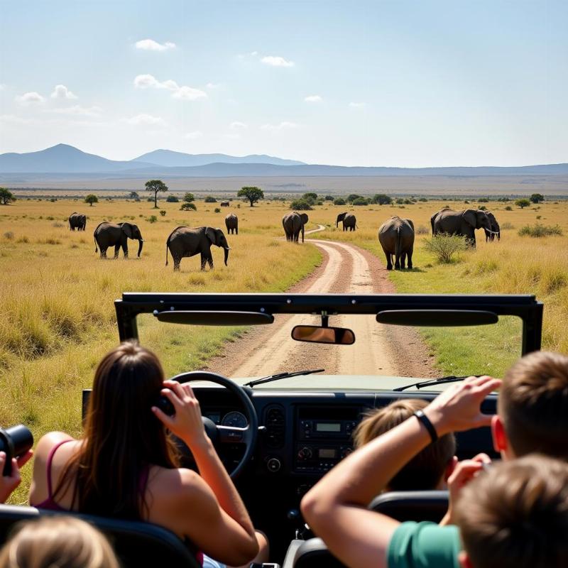 Spotting Wildlife During a Safari Jeep Tour