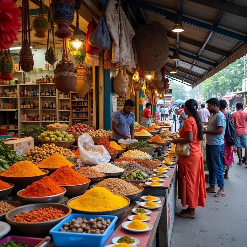 Vadakara Local Market Kerala India