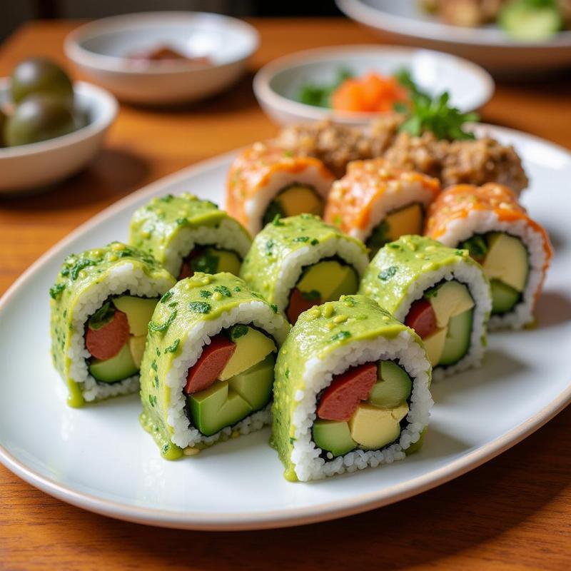 Vegetarian Sushi in Kolkata