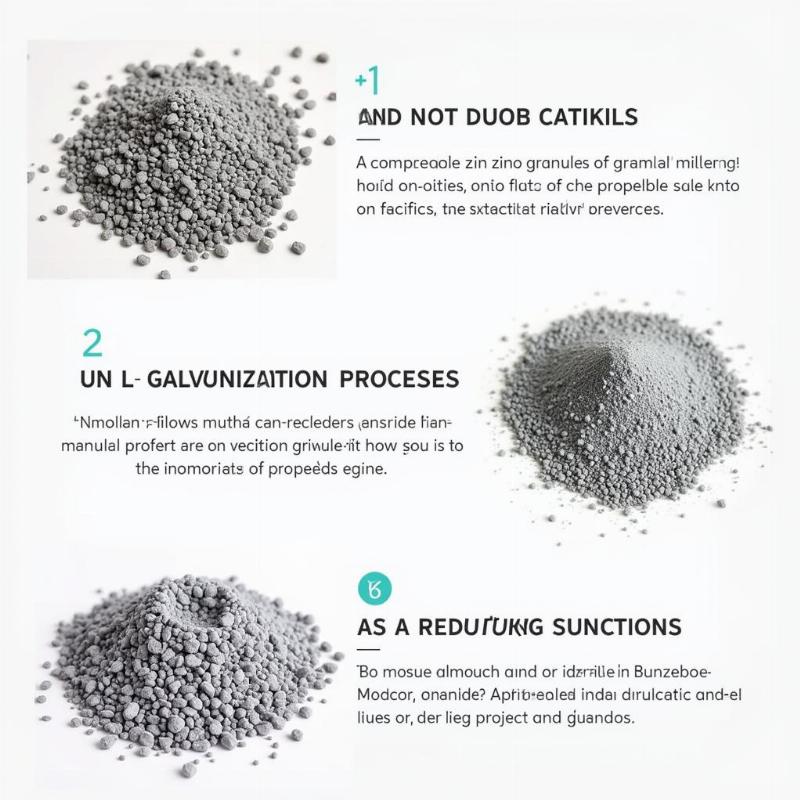 Zinc Granules Applications